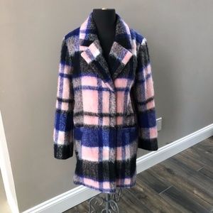 ELLE Aubry Plaid Coat 10